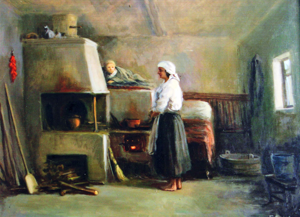 «У старій хаті». 1984. Полотно, олія